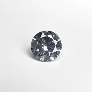 0.53ct 5.25-5.28x3.07 Fancy Grey Round Brilliant 18968-09