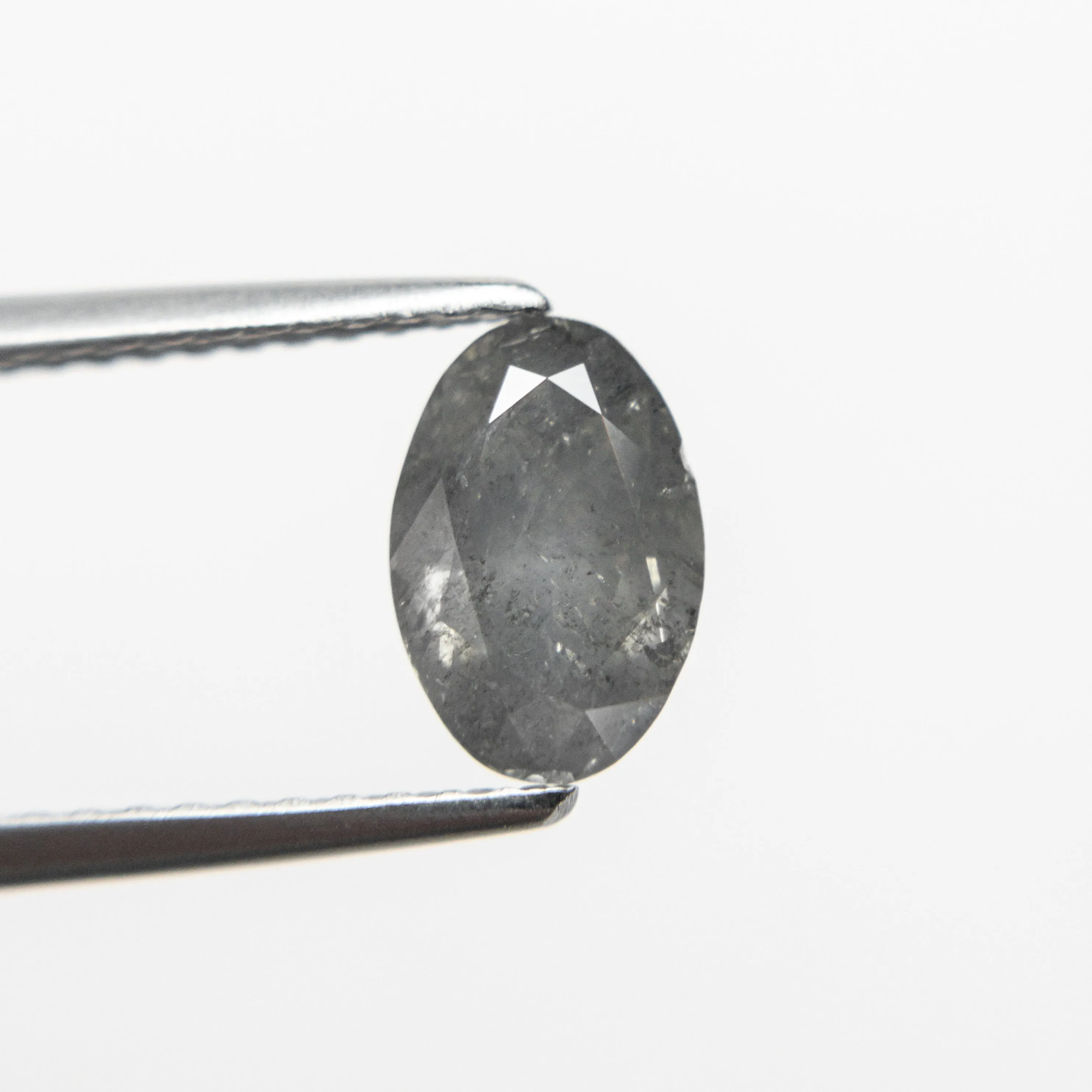 1.00ct 7.76x5.18x3.32mm Fancy Grey Oval Brilliant 19913-20