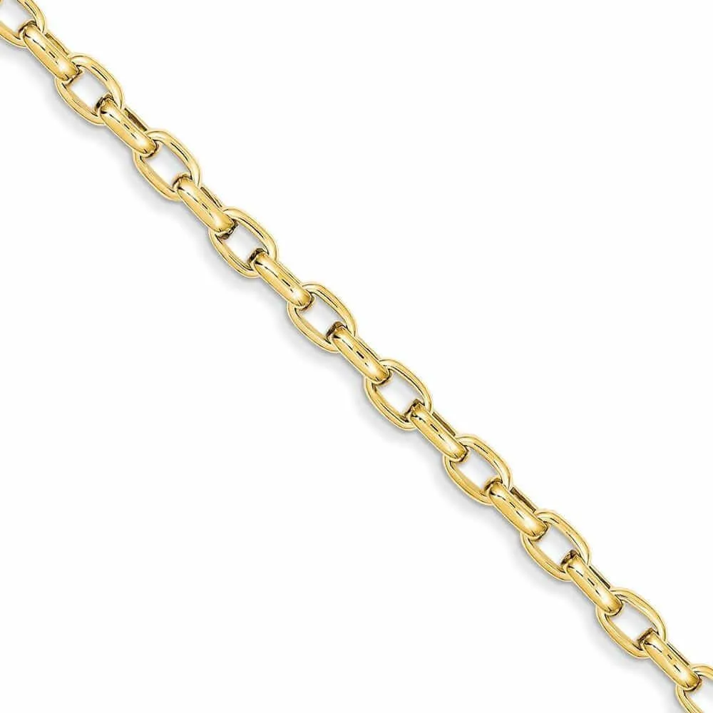 14k Gold Fancy Link Bracelet