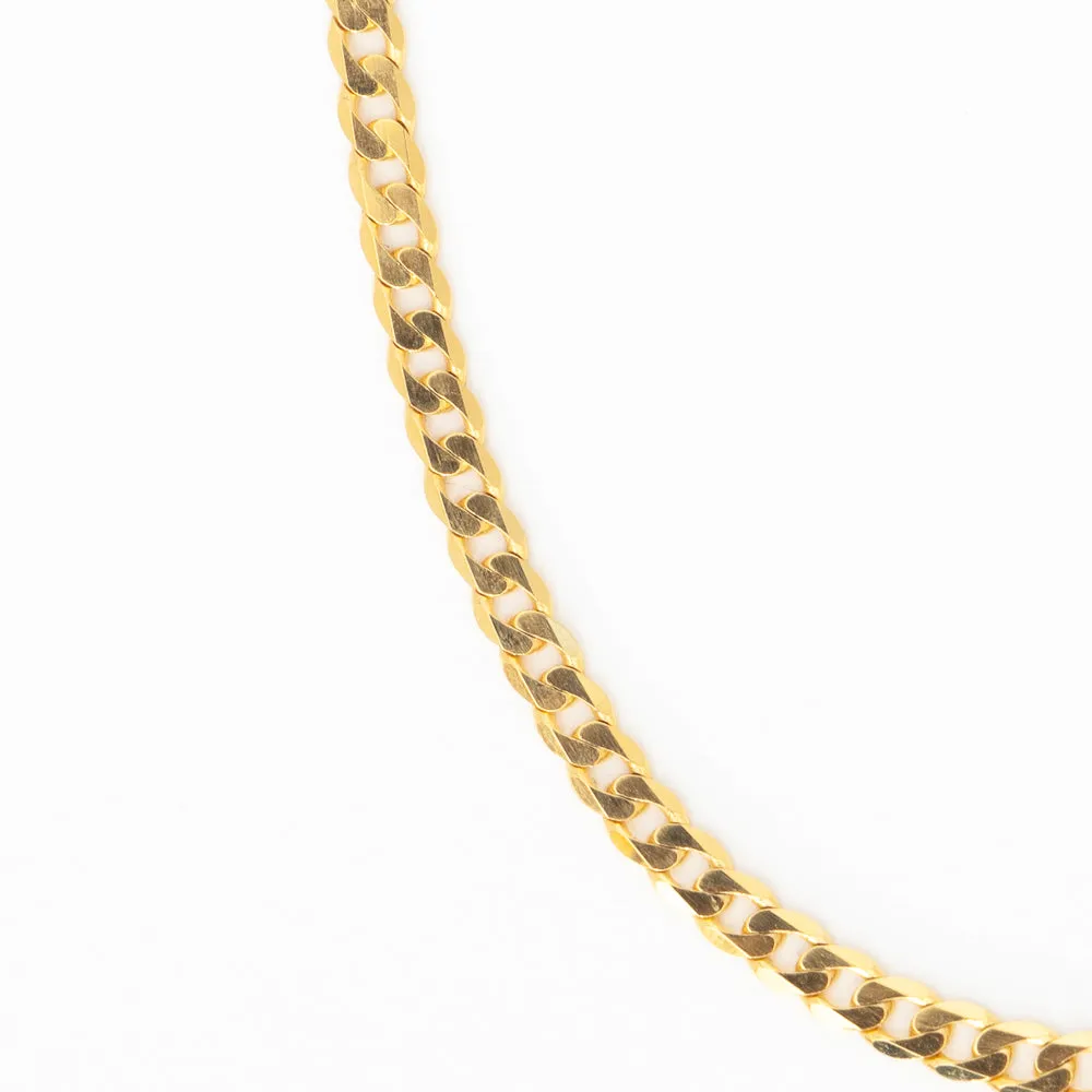 3 mm Yellow Gold Curb Chain