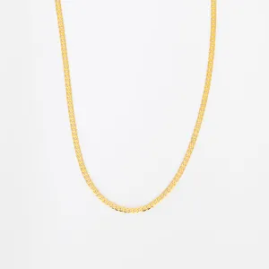 3 mm Yellow Gold Curb Chain