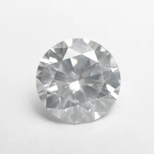4.00ct 10.13x10.12x6.25mm GIA I2 Fancy White Round Brilliant 19263-01