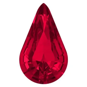 4328 Swarovski Xilion Pear Fancy Stones, Scarlet (276)