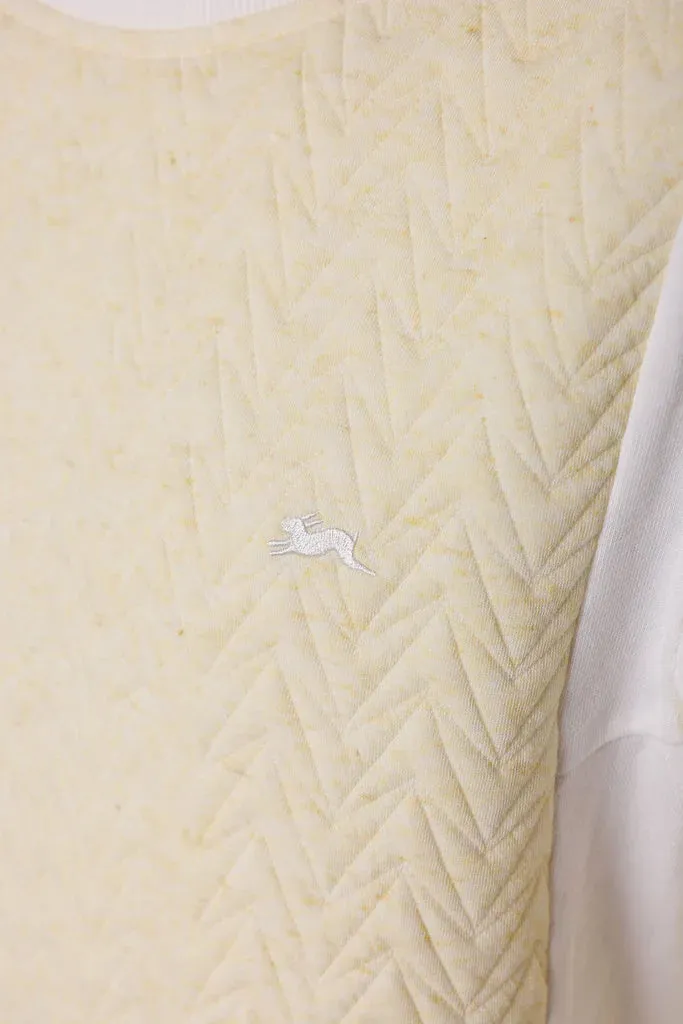 A TIZIANO Blaise | Fancy Knit Crewneck (PALE LIME)