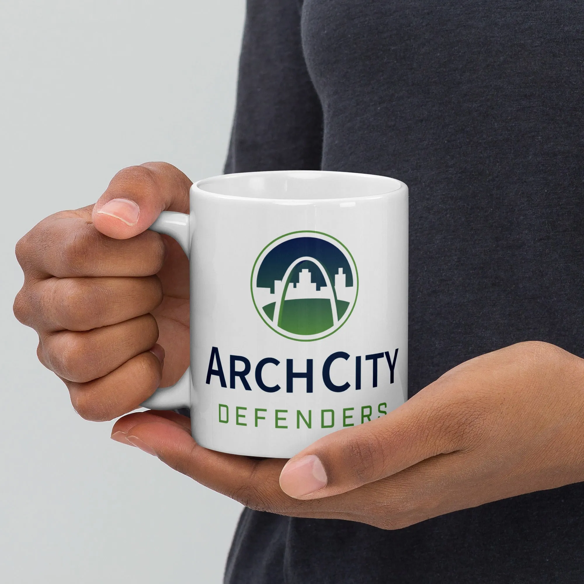 ACD Logo White Glossy Mug