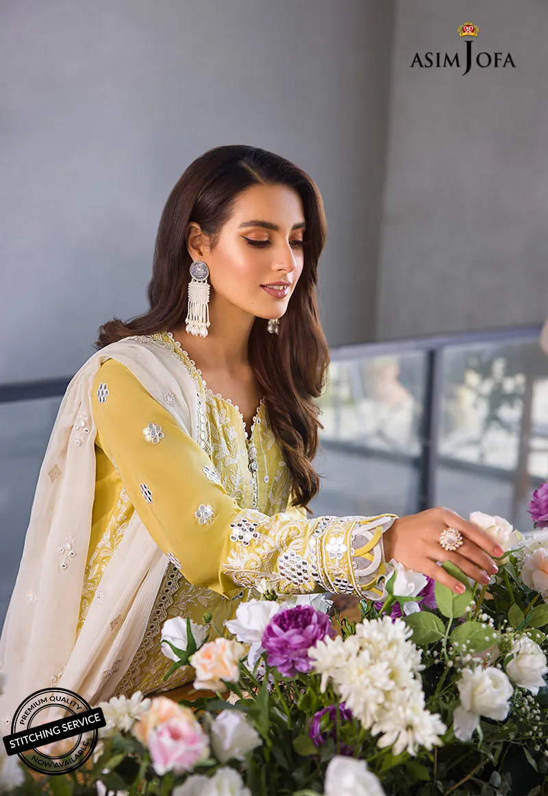 AJCK-06 | Asim Jofa Chikankari Eid Collection 2022 |  Unstitched Embroidered Lawn Suit