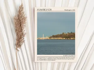 Alki Beach Wall Canvas, USA
