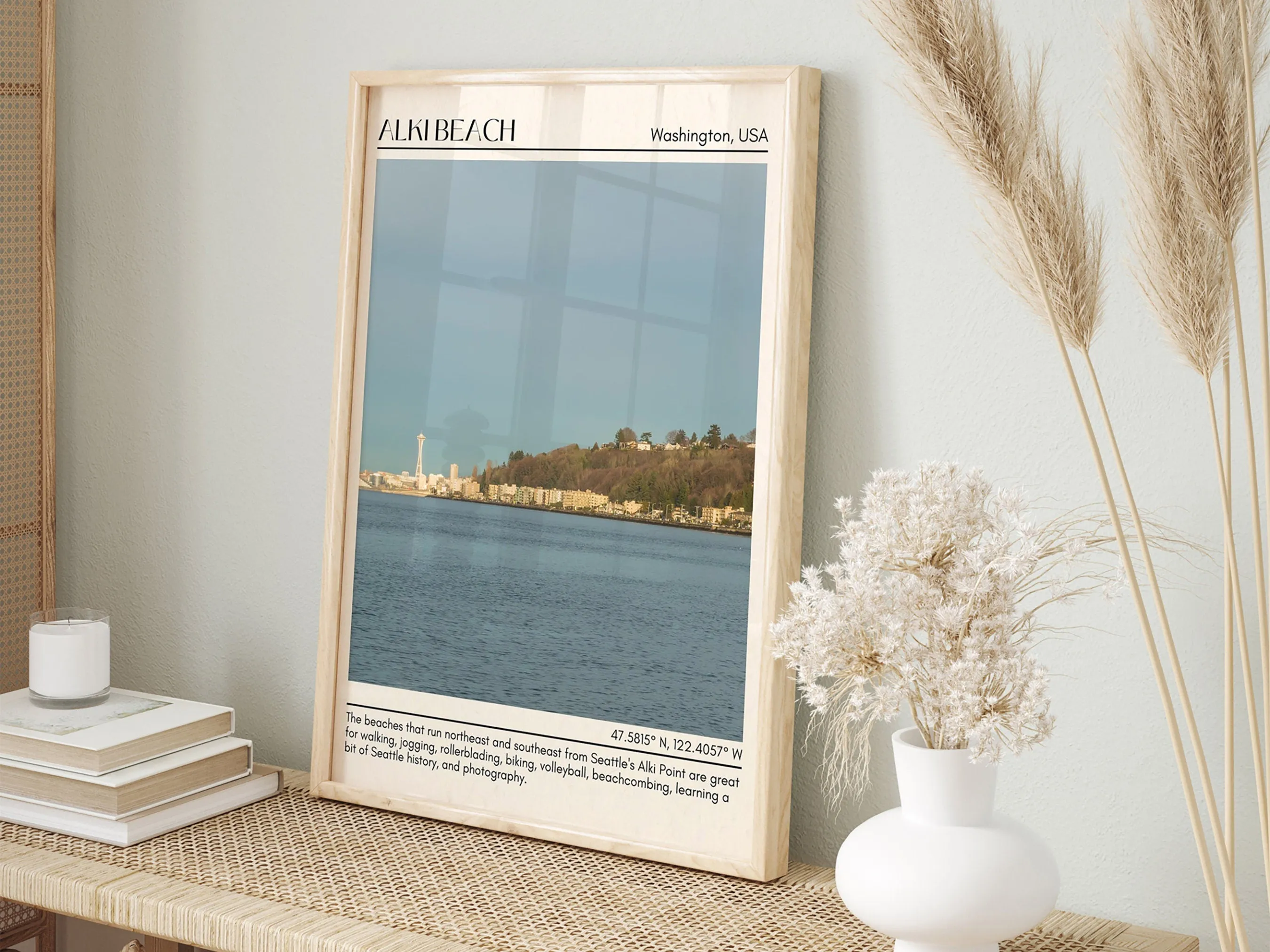 Alki Beach Wall Canvas, USA
