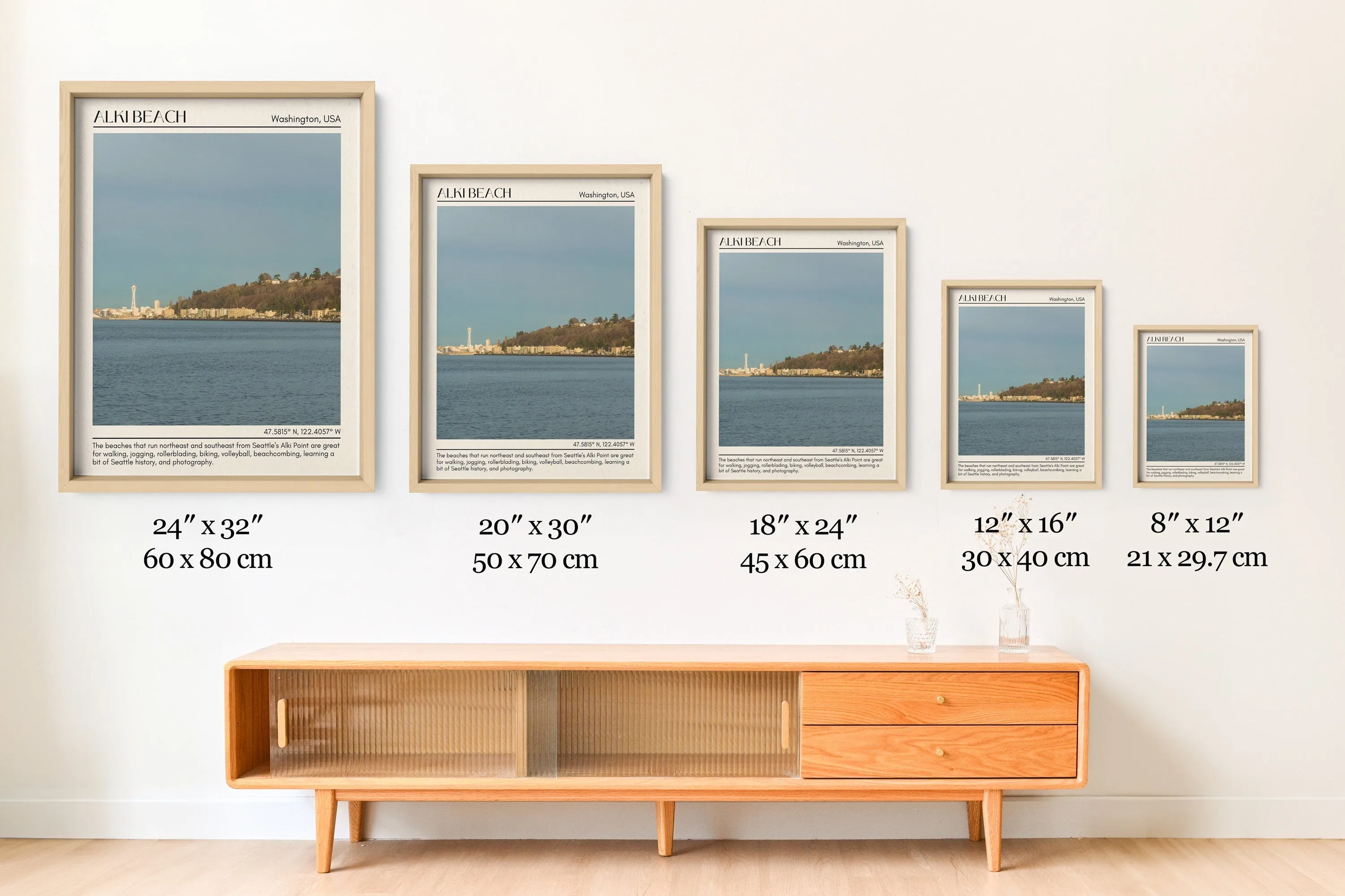 Alki Beach Wall Canvas, USA