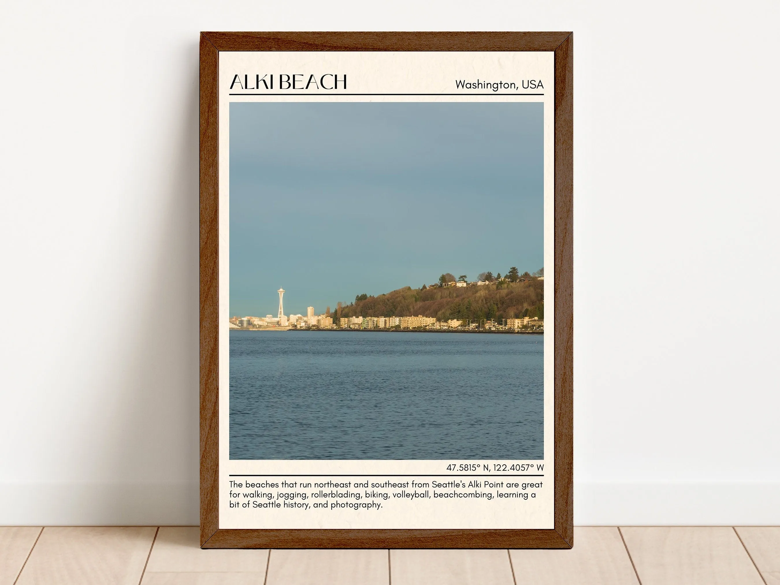 Alki Beach Wall Canvas, USA
