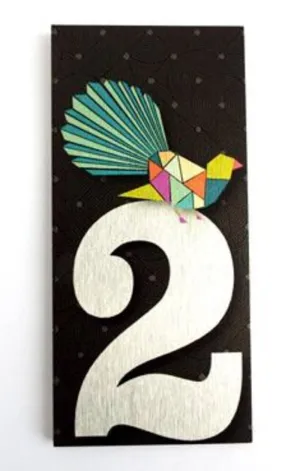Aluminium NZ Fantail Bird House Number 2
