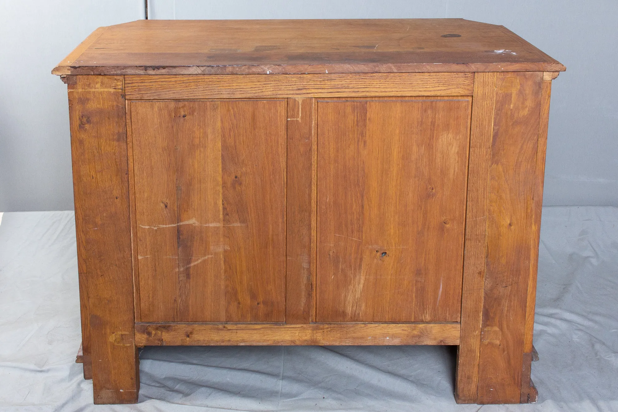 Antique French Ornate Four-Drawer Commode with Key-Pulls