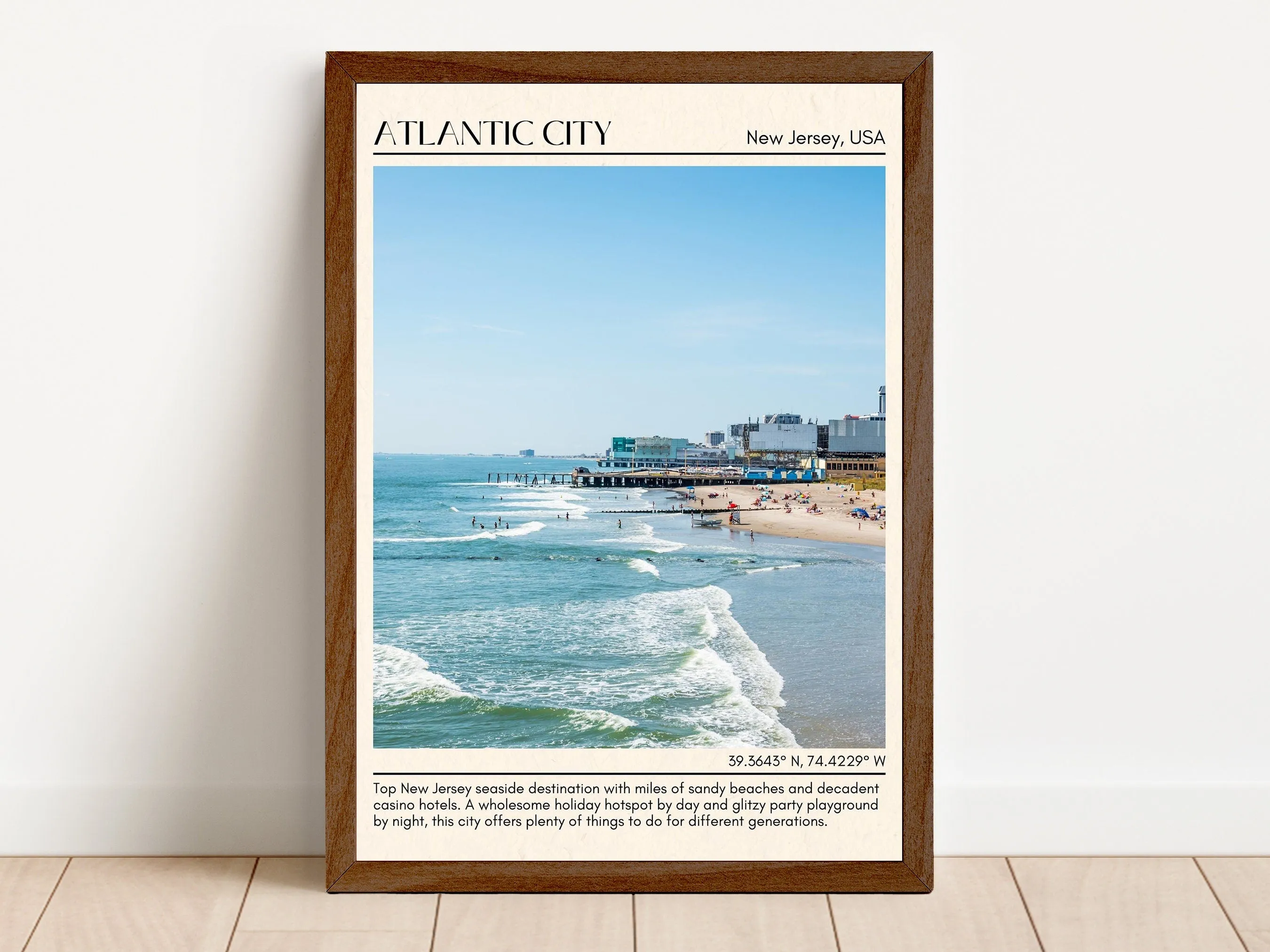 Atlantic City Wall Canvas, USA