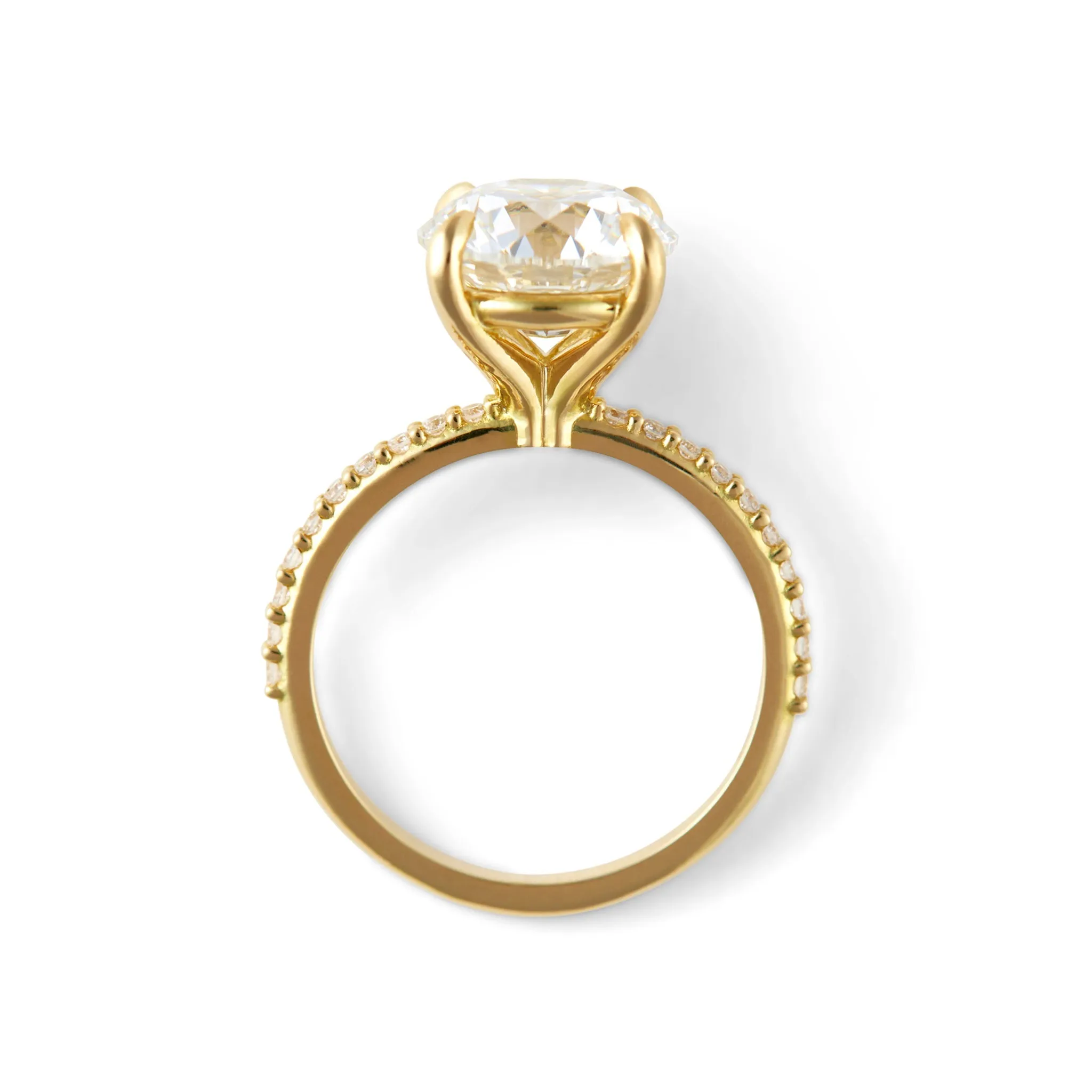 Aurora Moissanite Engagement Ring
