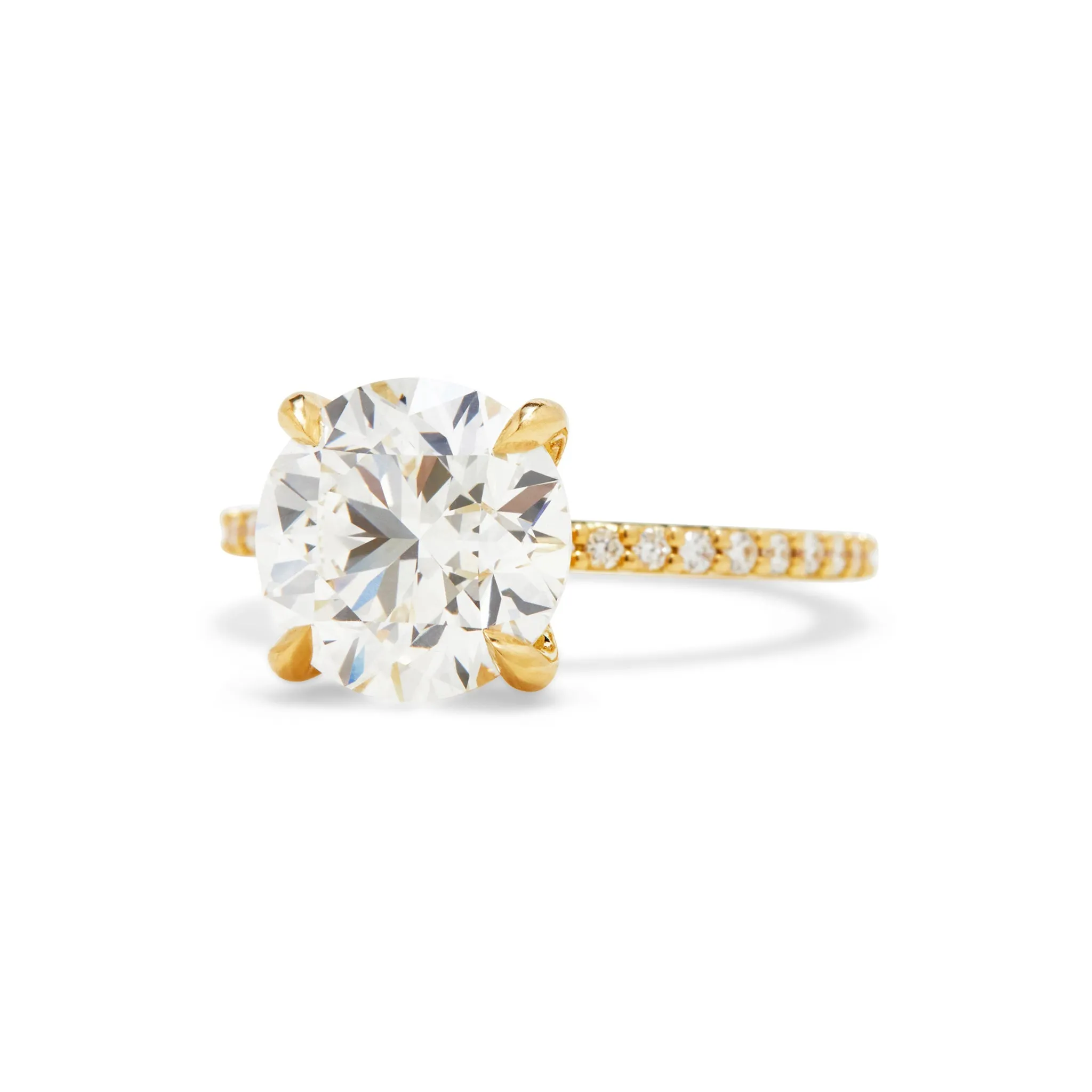 Aurora Moissanite Engagement Ring