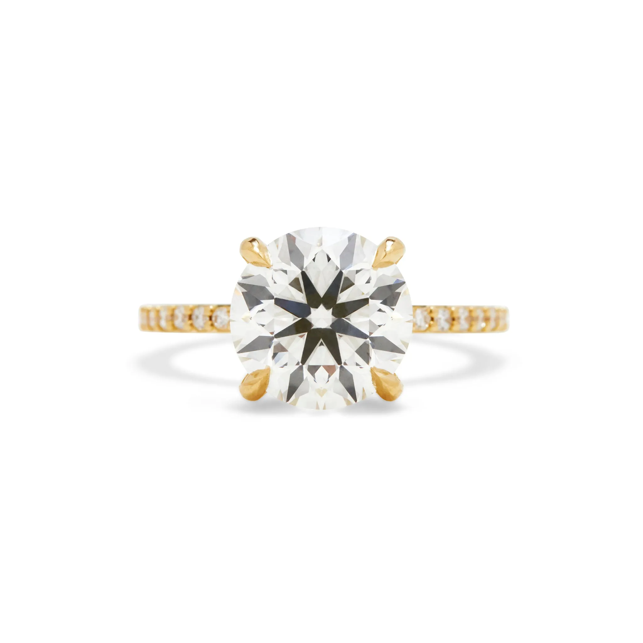 Aurora Moissanite Engagement Ring