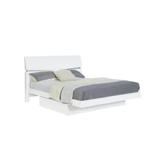 Aurora White Full Bed
