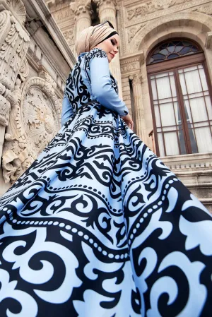 Aynoor Dress Blue