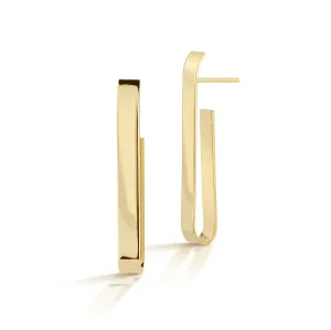 Bait linear post earring