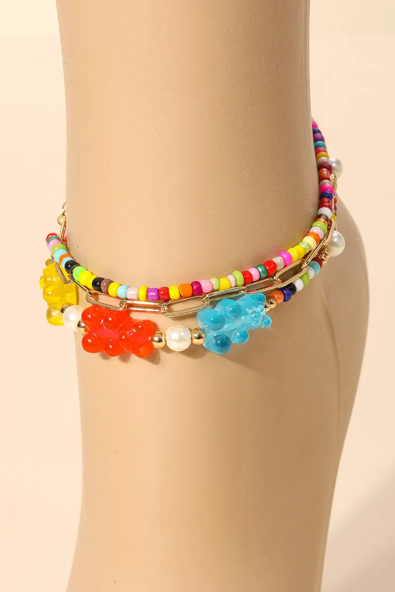 Beach Bear Anklet