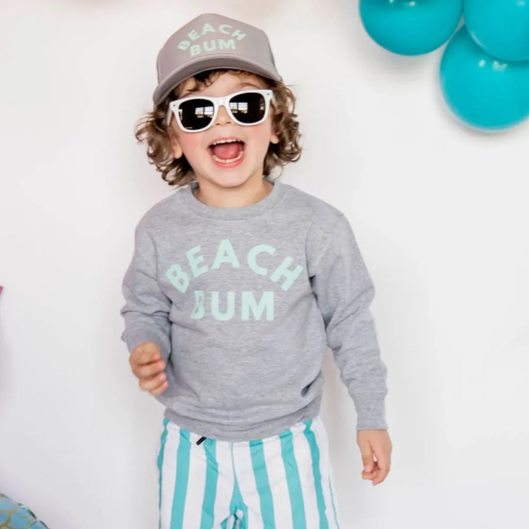 Beach Bum L/S Gray Sweatshirt