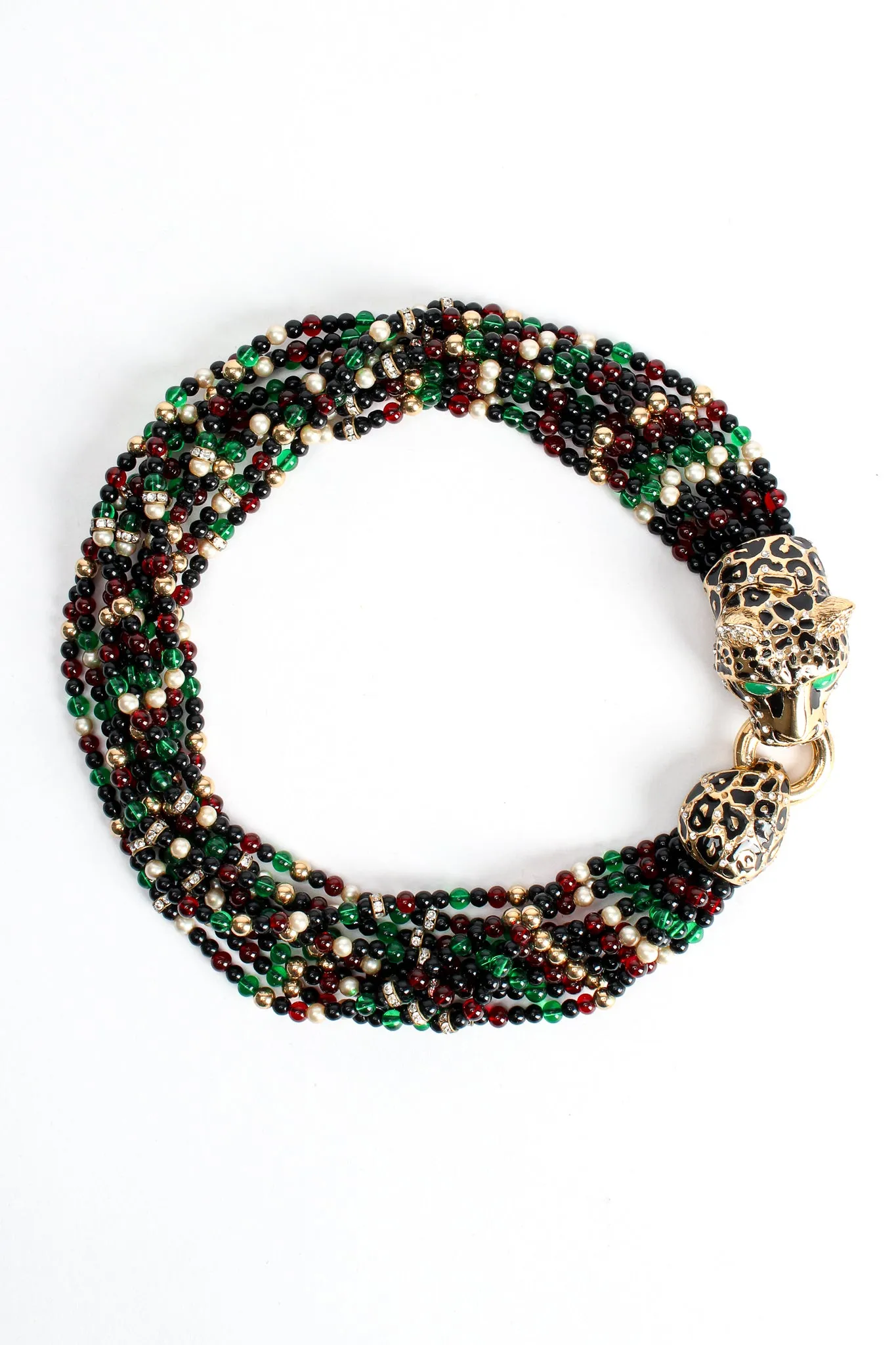 Beaded Cheetah Collar