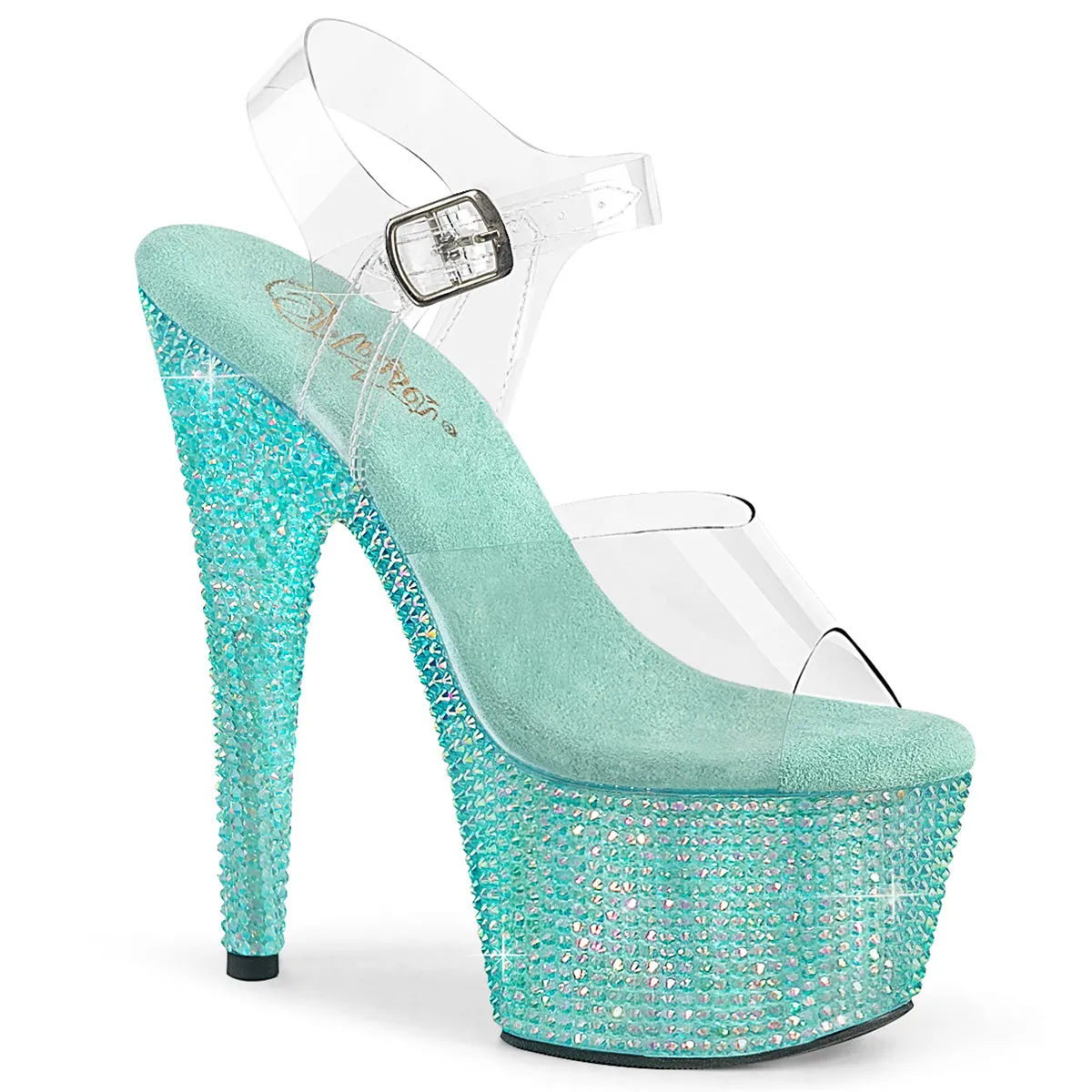 BEJEWELED-708RRS  Clear/Aqua RS
