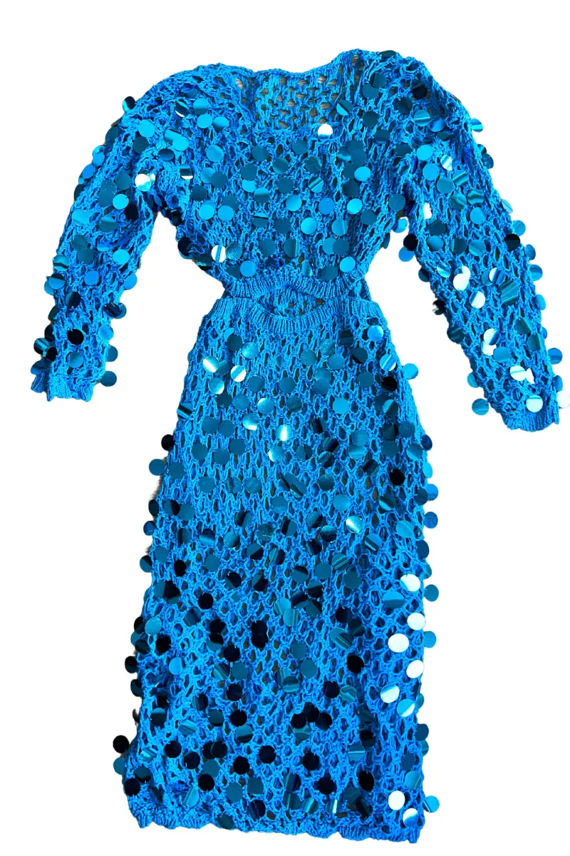 BEJEWELED CROCHET COVERUP | DRESS (S-XXL)