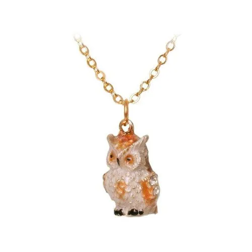 Bejeweled Hootie Wise Owl Enameled Trinket Box