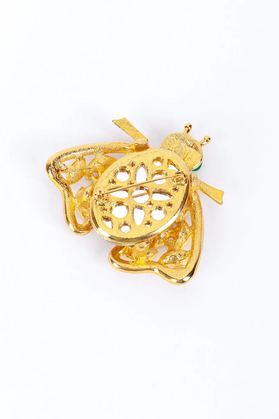 Bejeweled Ladybird Brooch