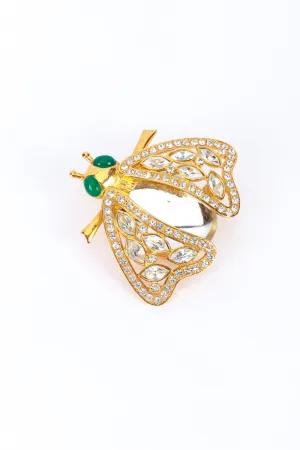 Bejeweled Ladybird Brooch