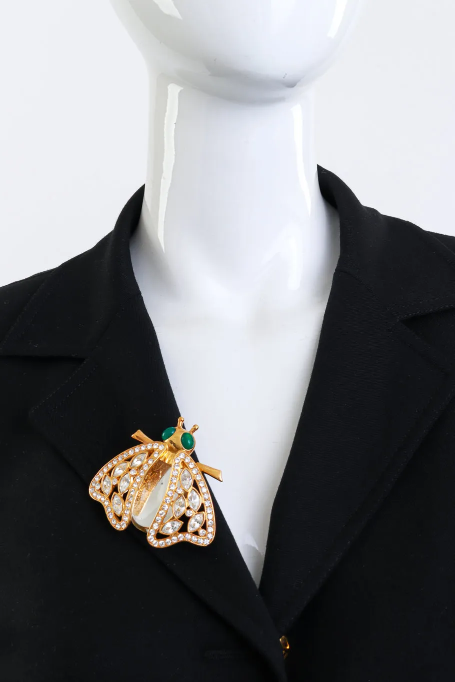 Bejeweled Ladybird Brooch