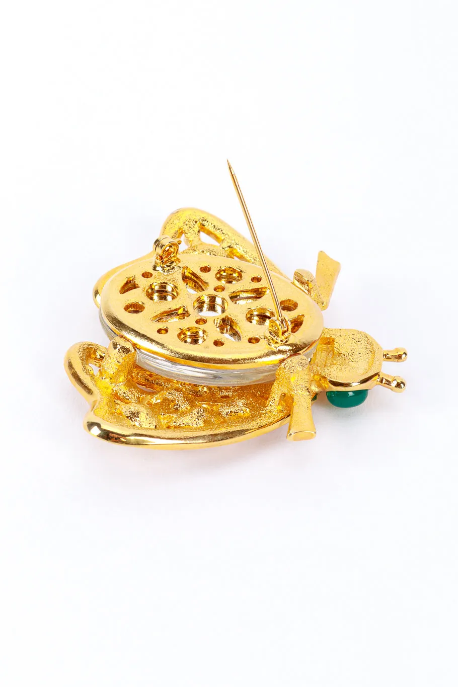 Bejeweled Ladybird Brooch