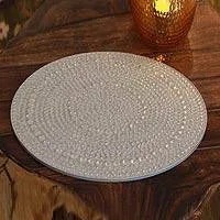 Bejeweled Vanity Tray ‘Ivory Glitz’