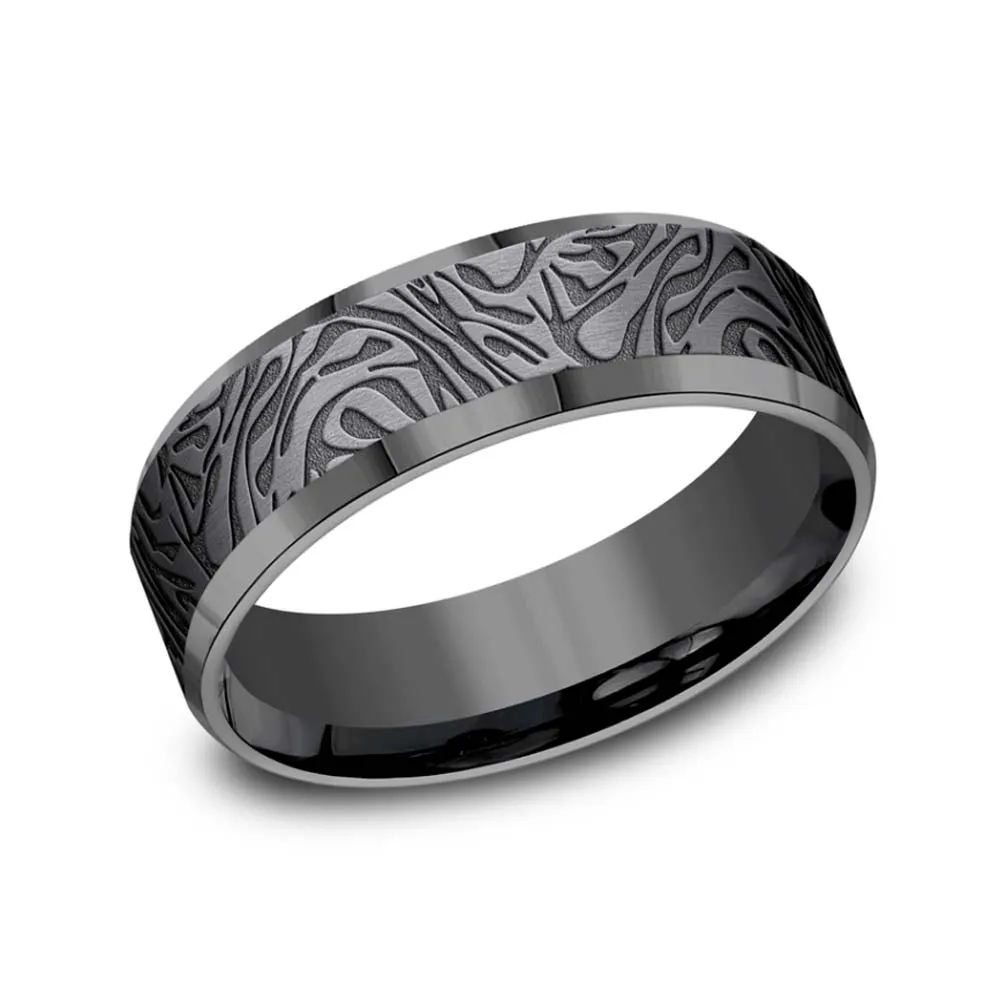 Benchmark 7mm Darkened Tantalum Band