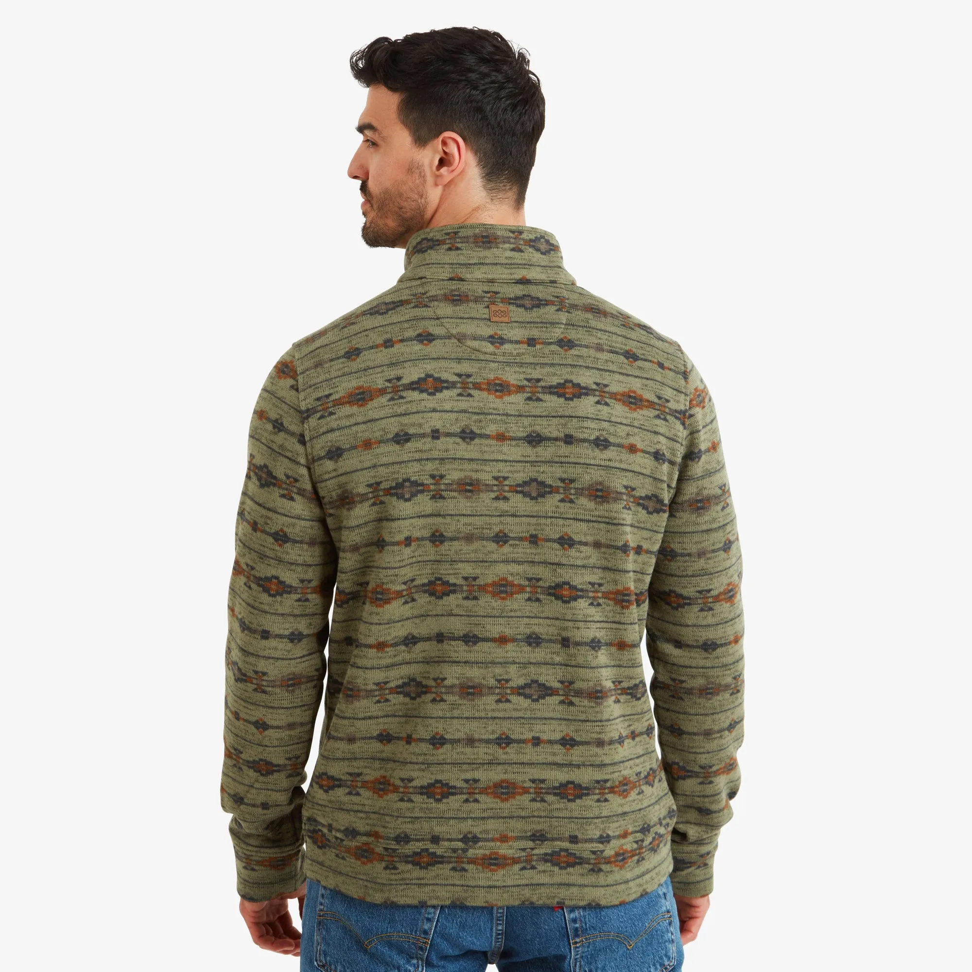 Bhutan Pullover - Evergreen Stripe