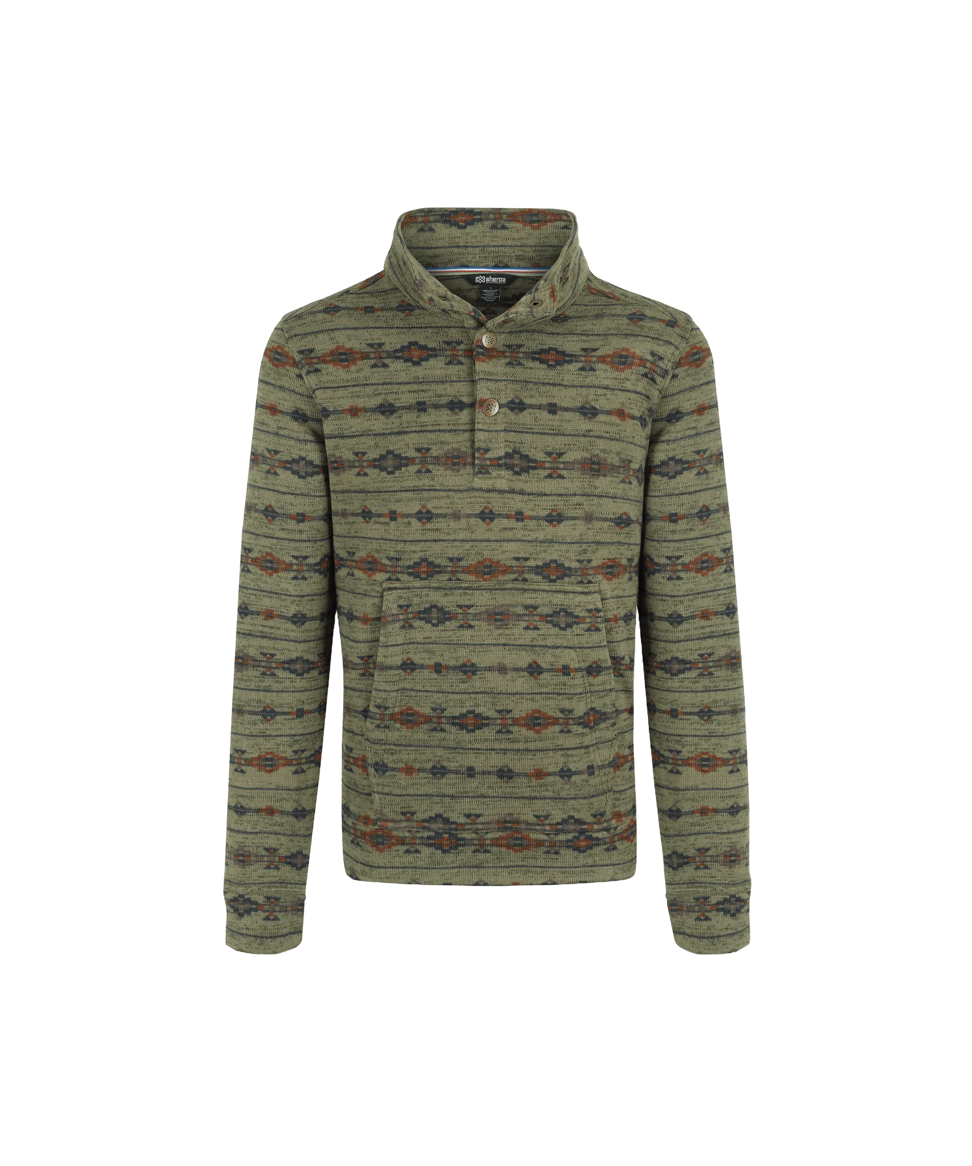 Bhutan Pullover - Evergreen Stripe