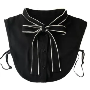 Black Bow Collar