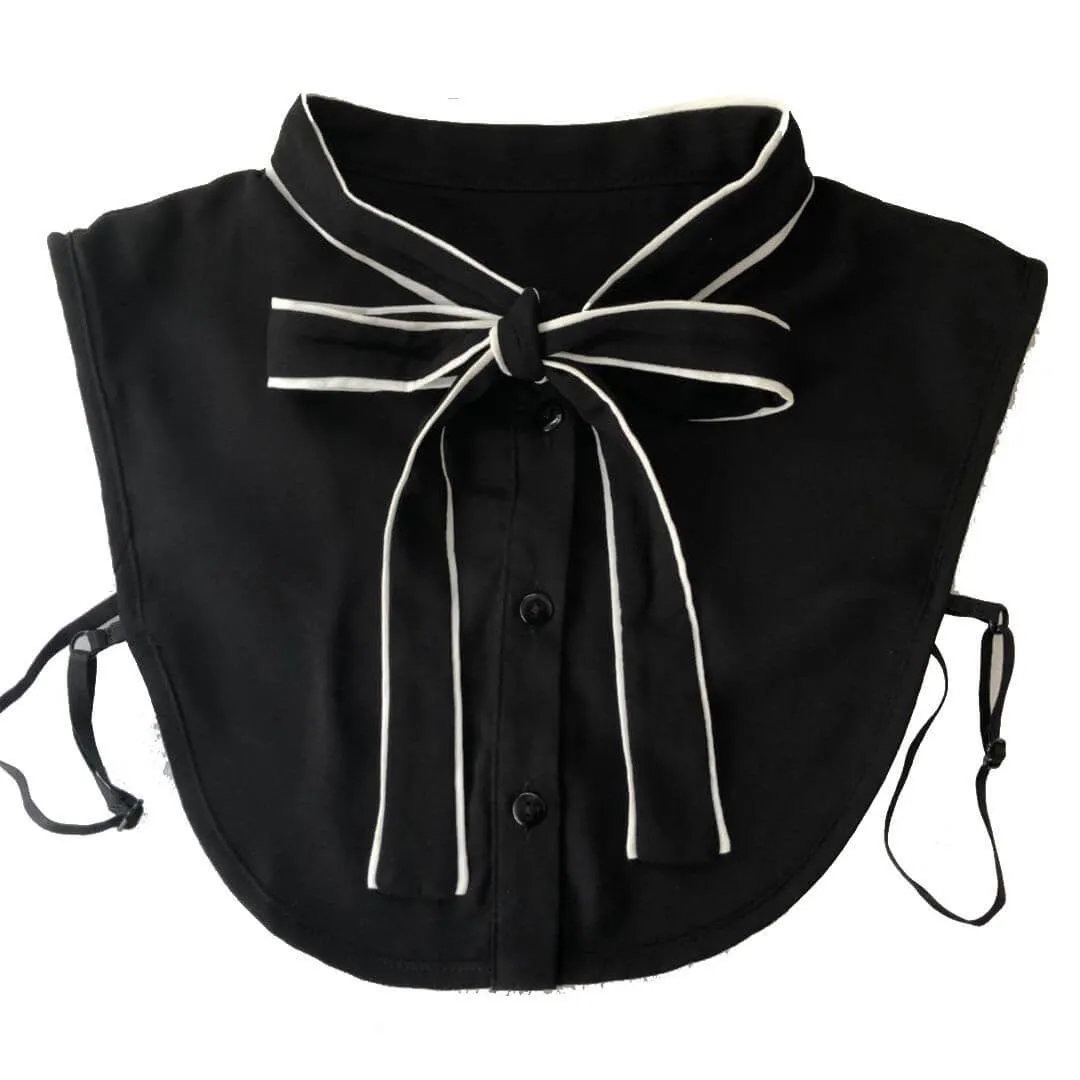 Black Bow Collar