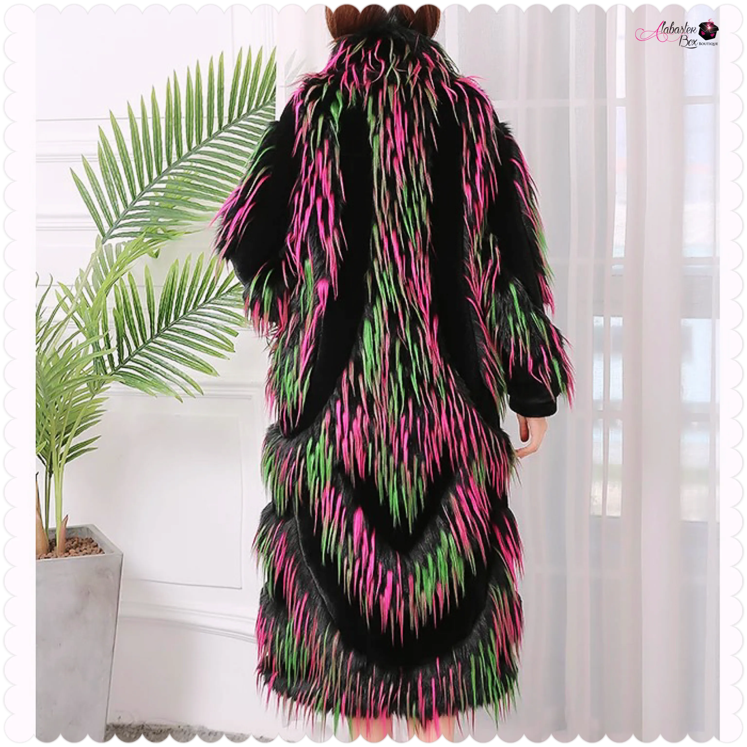 Black 💚✊🏾💕Excellence Faux Coat