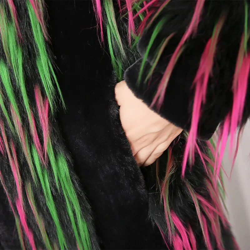 Black 💚✊🏾💕Excellence Faux Coat