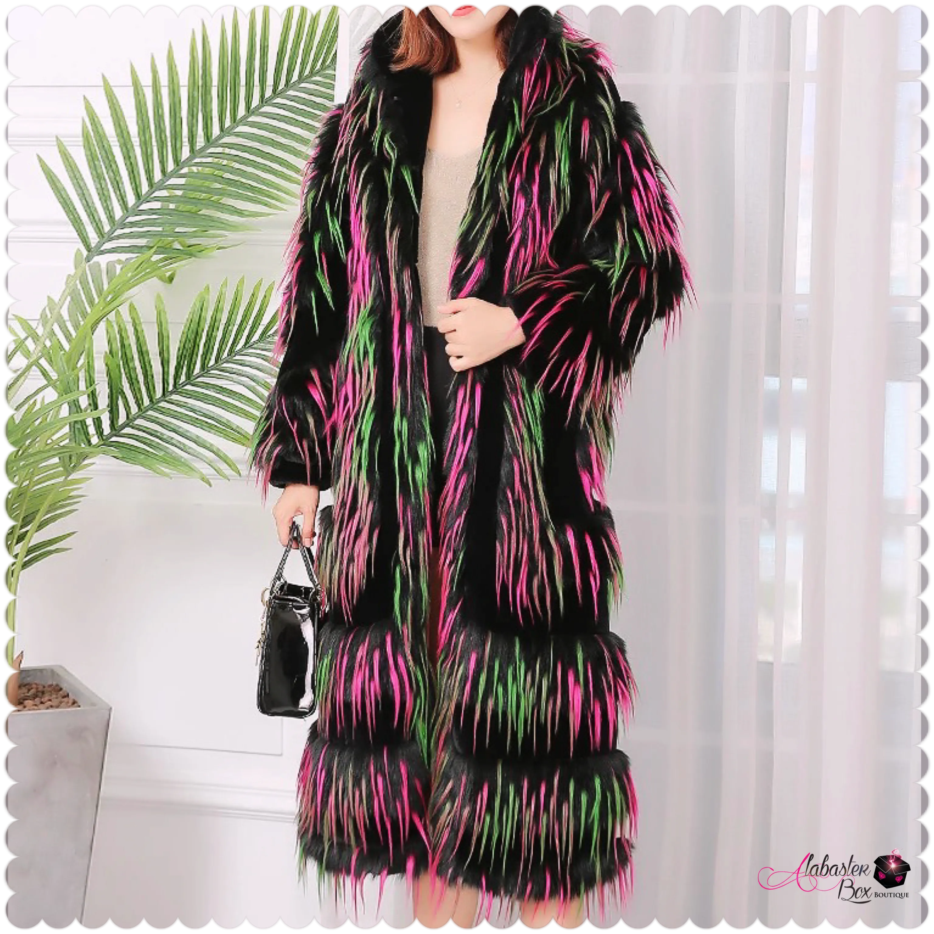 Black 💚✊🏾💕Excellence Faux Coat
