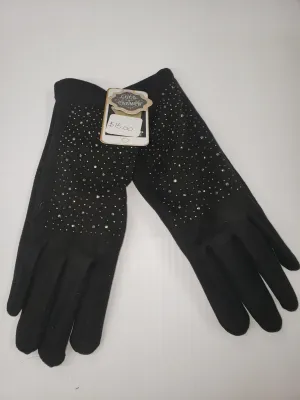 Black Sparkly Gloves Coco & Carmen