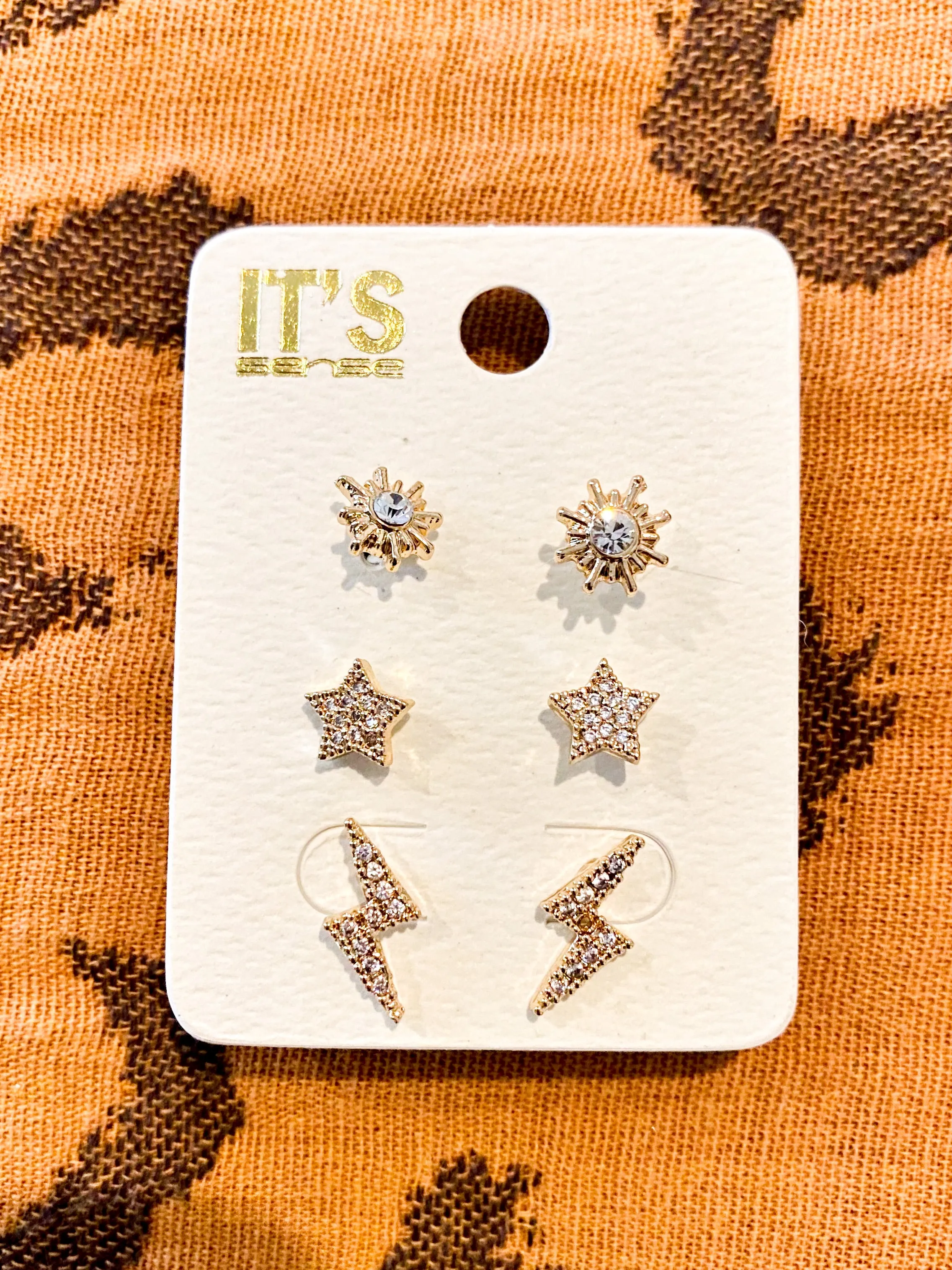 Bolts Earring Set