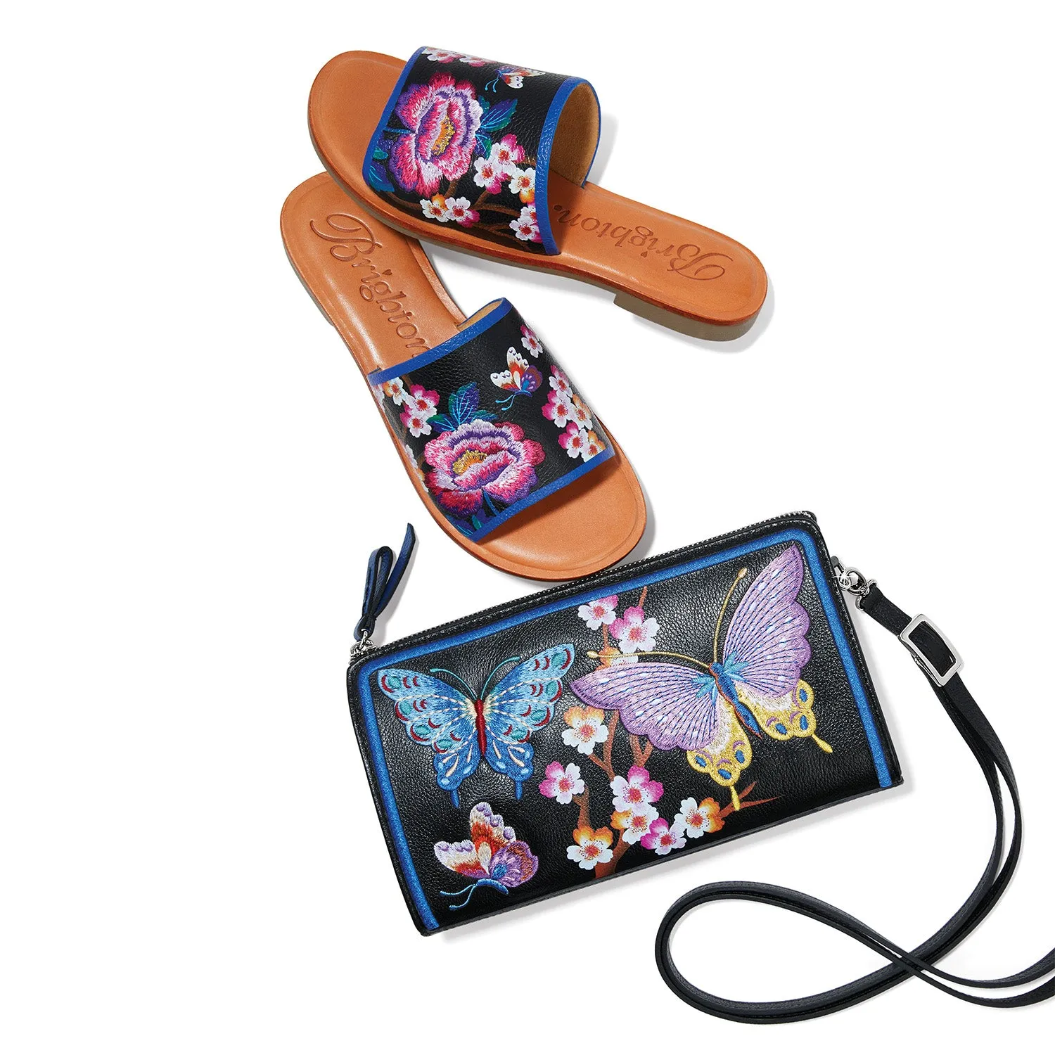 Brighton Kyoto In Bloom Embroidered Pouch Style H1621M