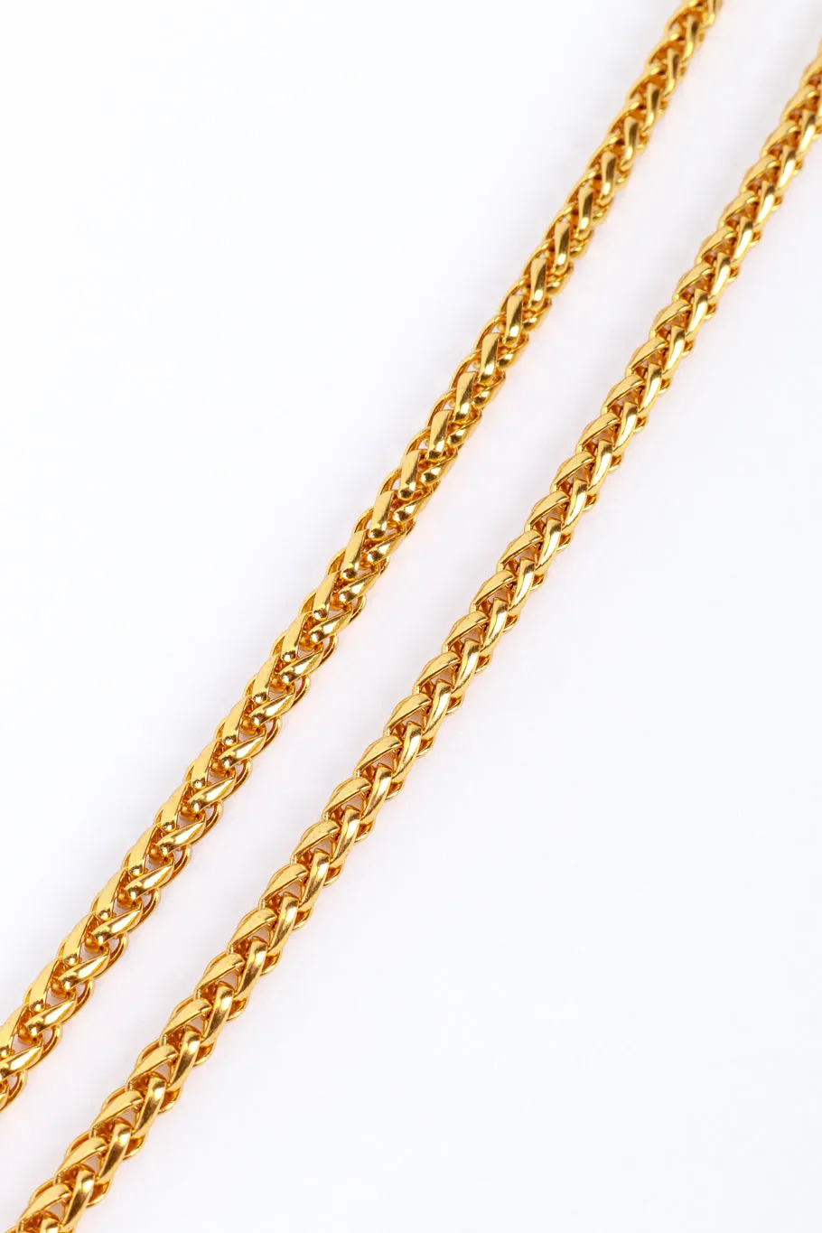 Byzantine Crystal Cross Pendant Necklace