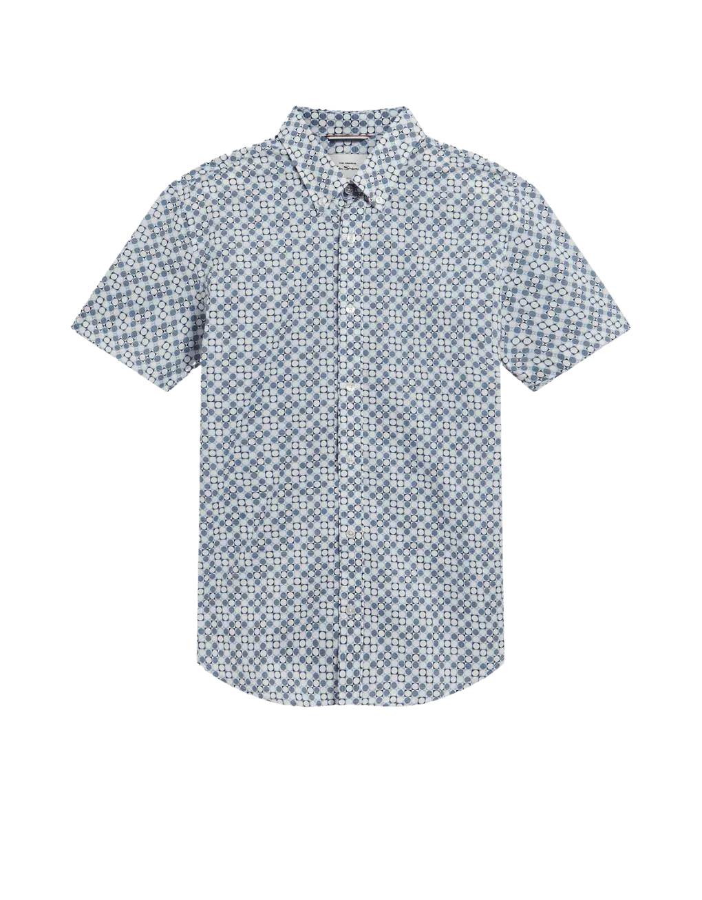 Camisa Ben Sherman Manga Corta Geo Print