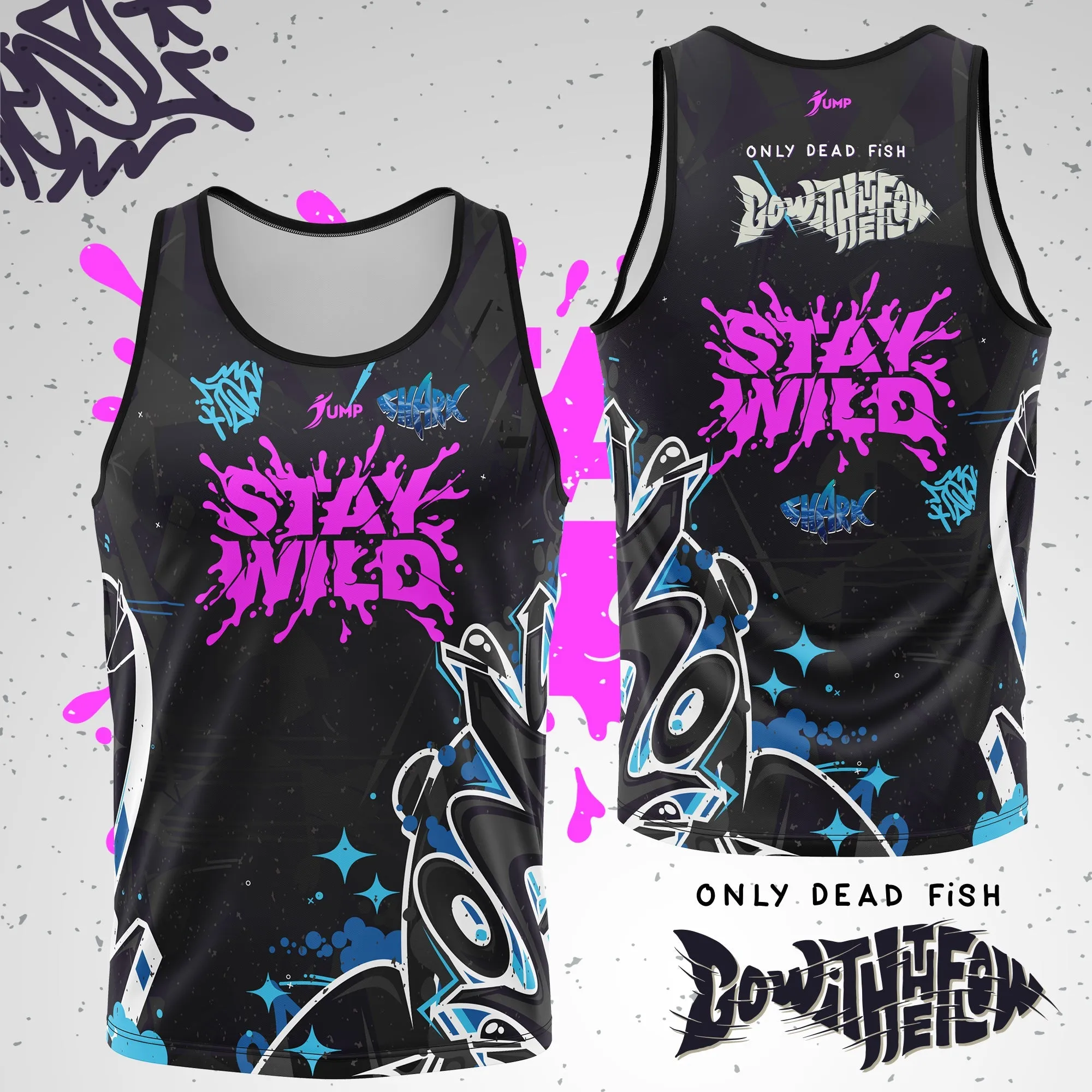 Canotta Beach Shark - Squalo Tigre