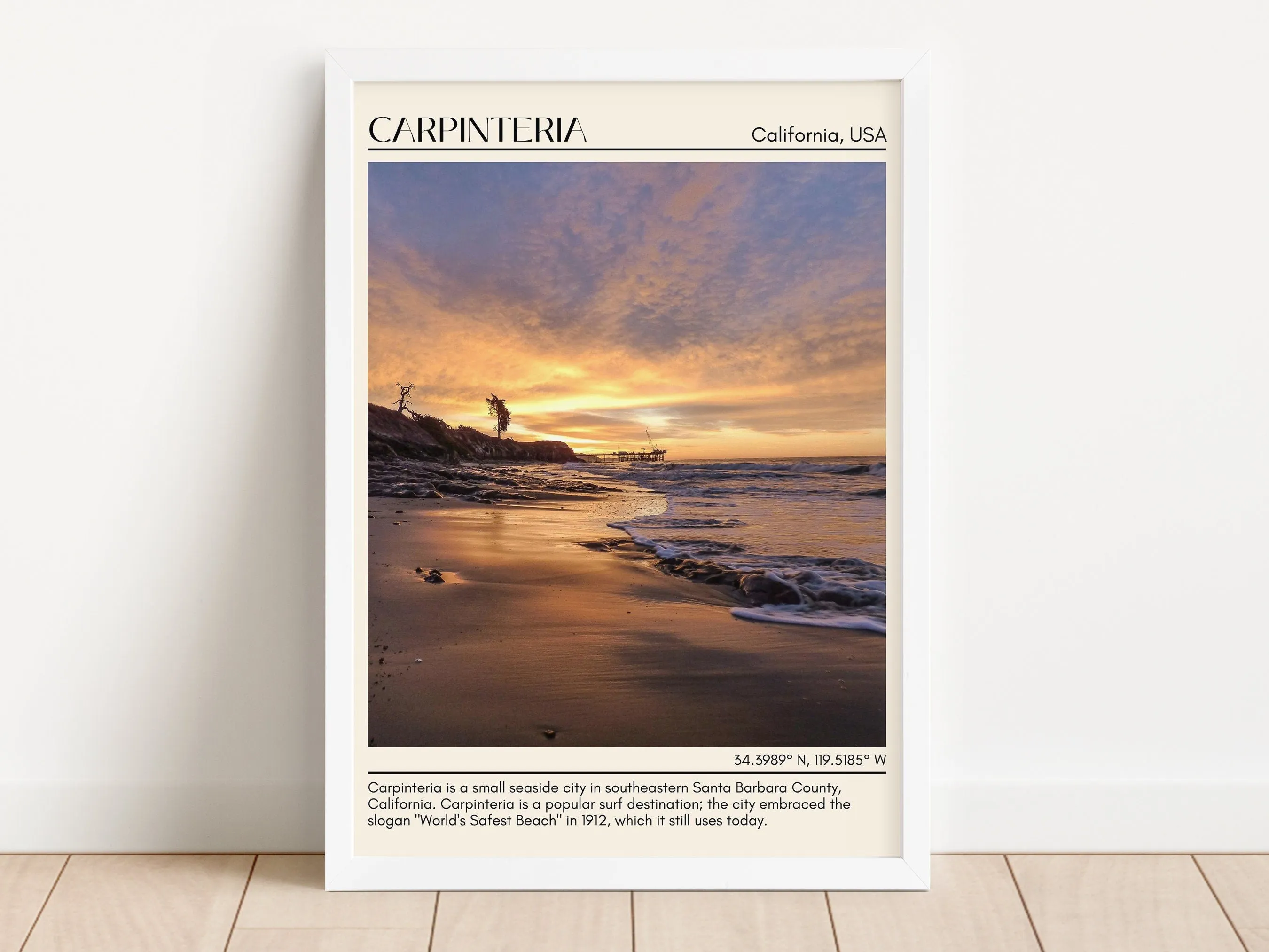 Carpinteria Wall Art Canva, USA