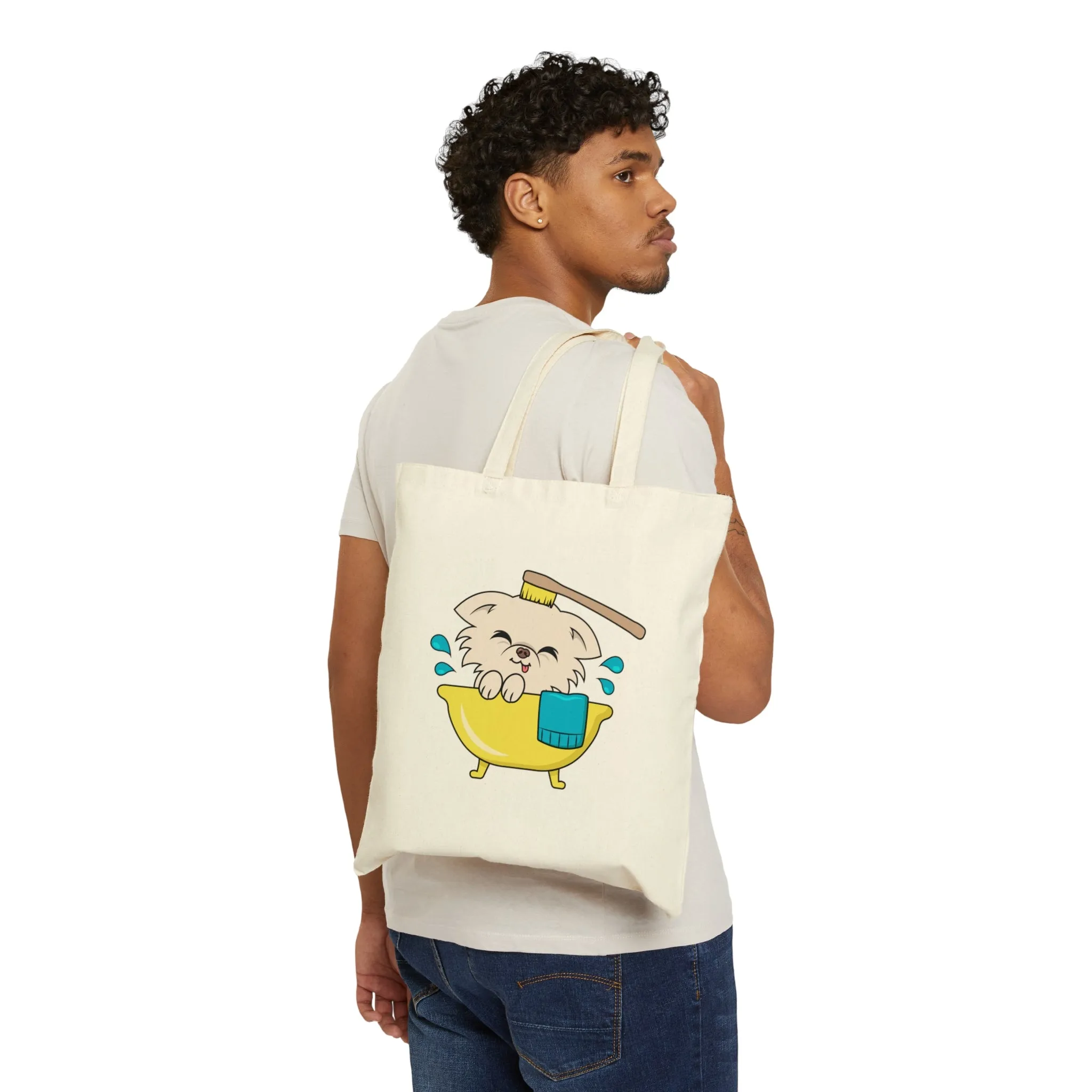 Cedric's Bath Time Cotton Tote